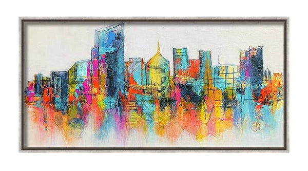 Sold Original Acrylic “Oklahoma City Skyline”