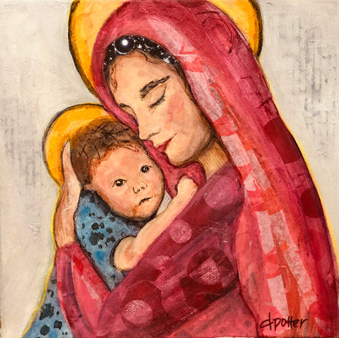 Sold “Mother Mary and Jesus”