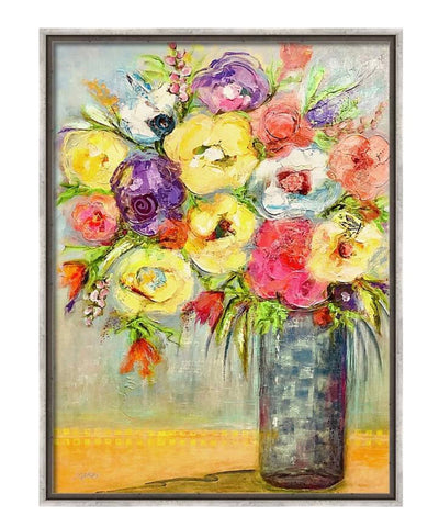 SOLD Original Acrylic "Pick Me Up Flowers"