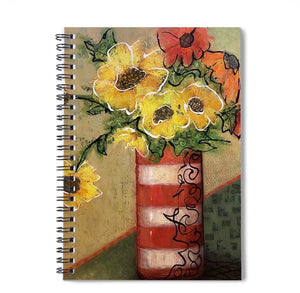 SOLD Notebook "Brighten Your Day Sunflowers"