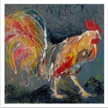 Print "Mr. Rooster"