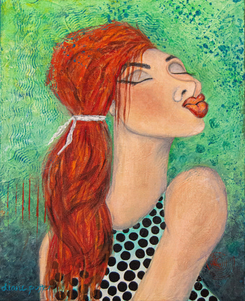 SOLD - Original Acrylic On Canvas "Kiss Me You Fool"